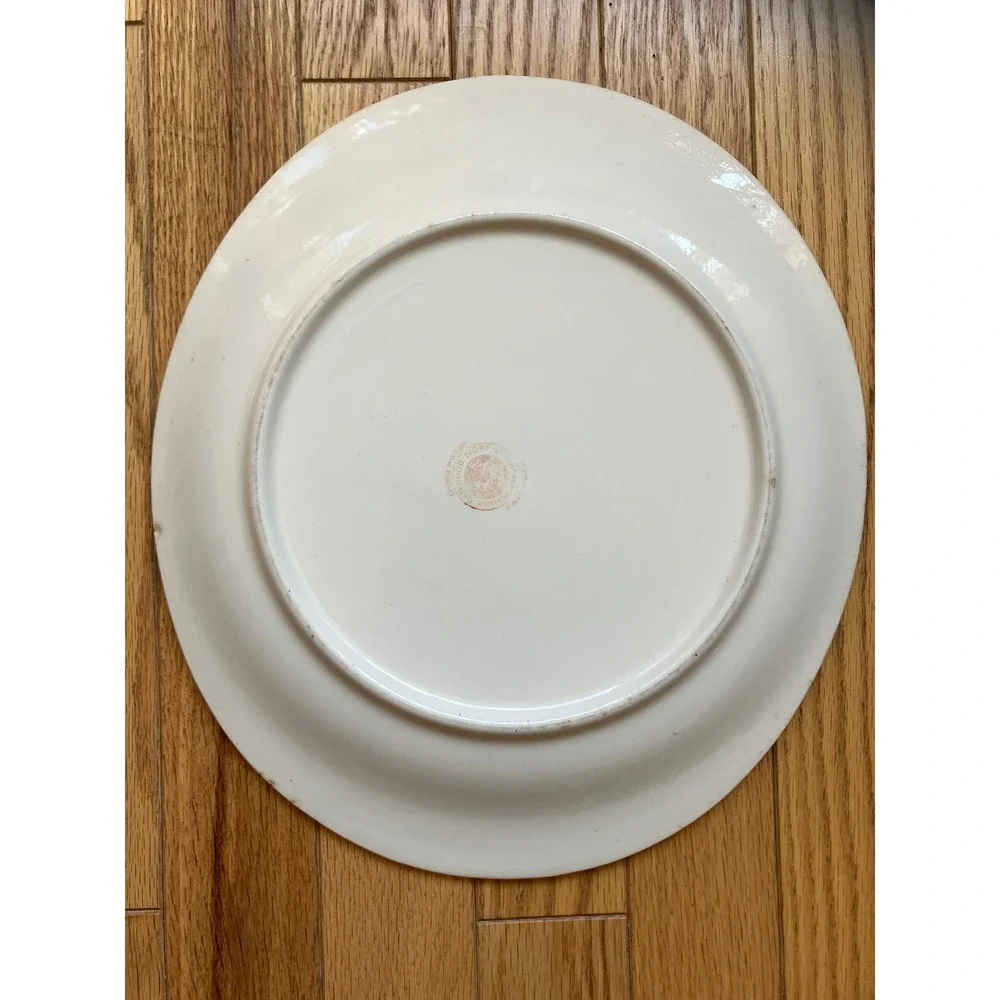Universal Potteries Camwood Ivory Blu Colonial‎ Kitchen Oval Platter